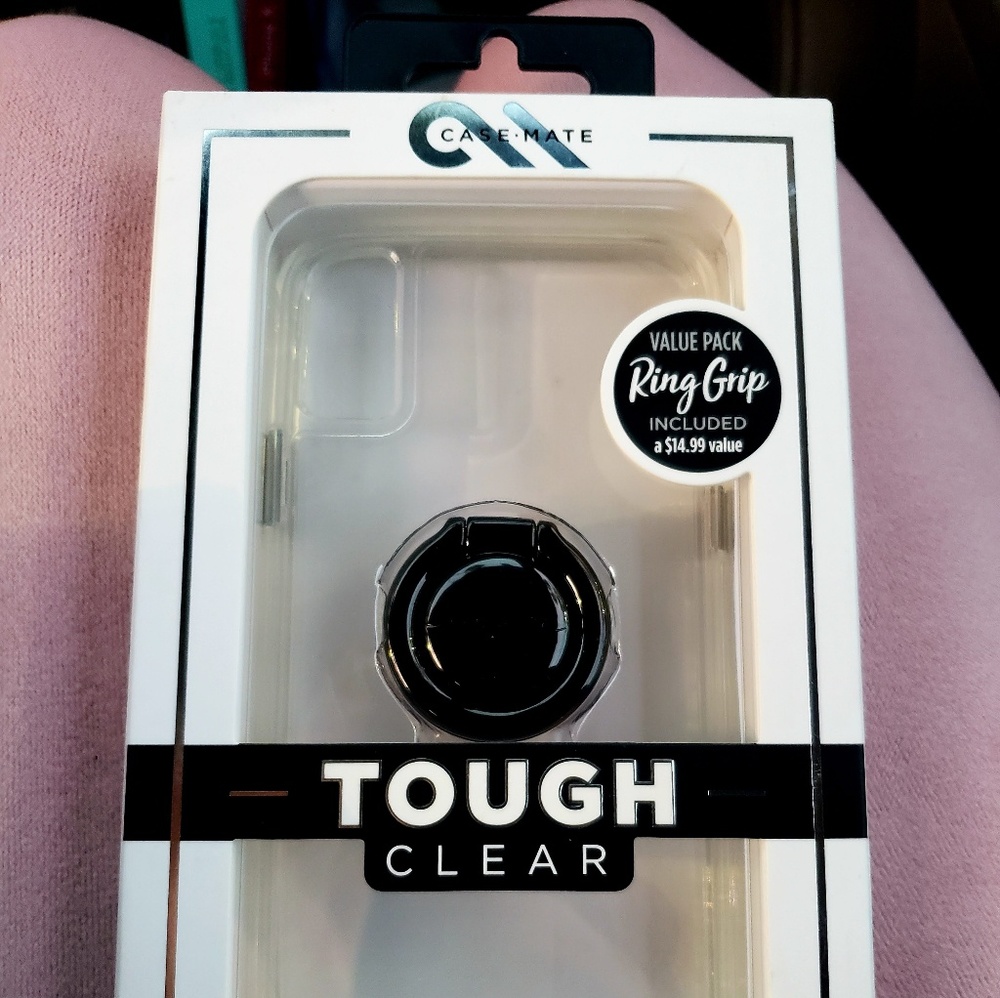 Case-Mate Tough Clear & Black Solid Ring Bundle